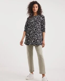 2 Pack 3/4 Sleeve Swing Tunics -JD Williams Shop y01fz878723w