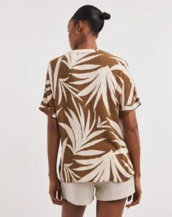 Short Sleeve Crinkle Top -JD Williams Shop y01gp130769w