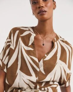 Short Sleeve Crinkle Top -JD Williams Shop y01gp130770w