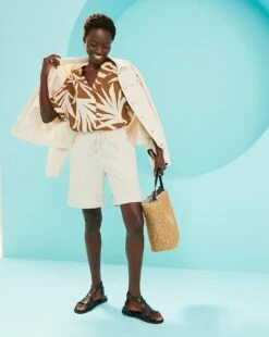 Ecru Western Denim Jacket