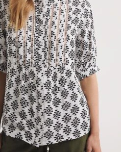 Ladder Trim Blouse -JD Williams Shop y01gp264737w