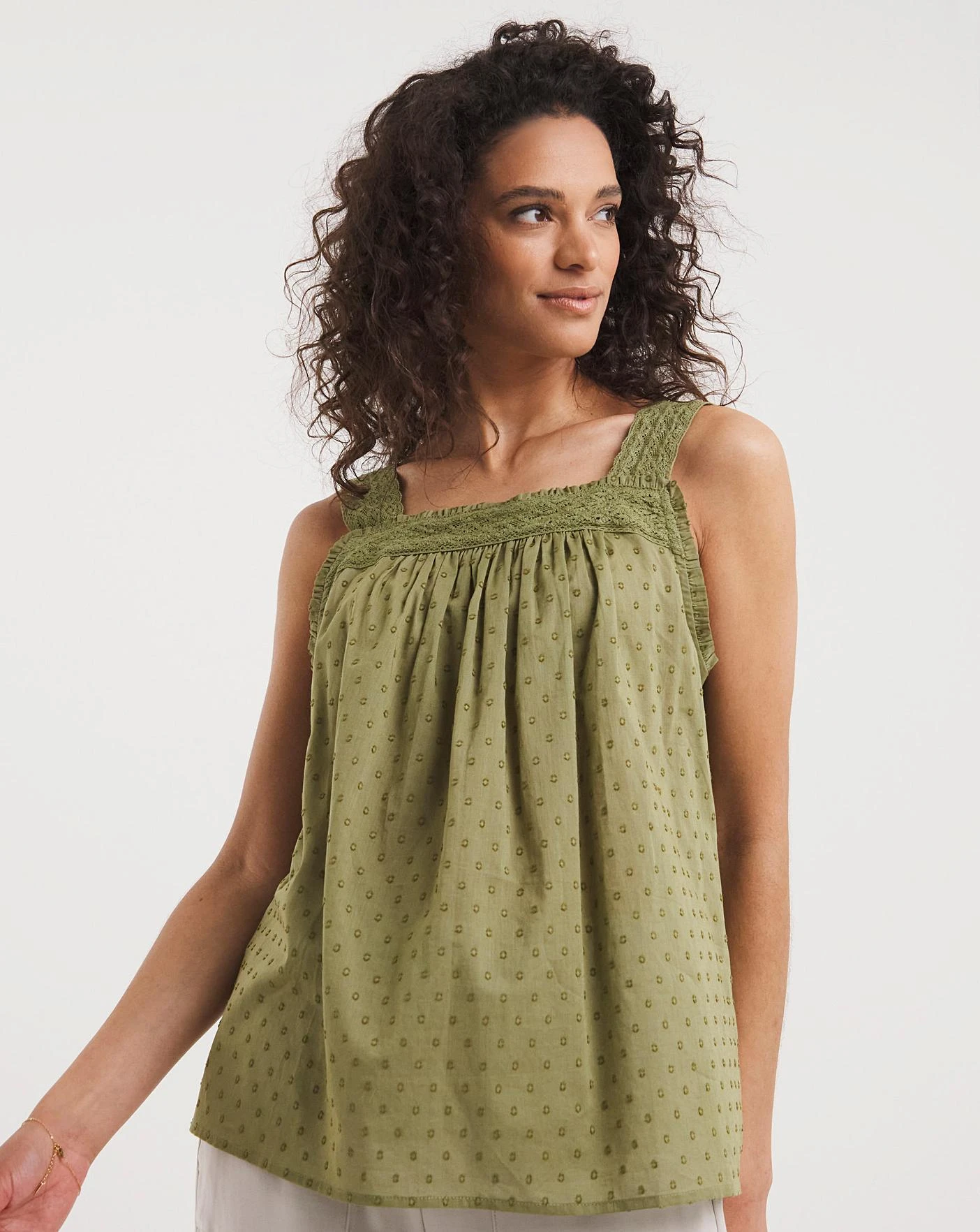 Lace Insert Vest 1 Lace Insert Vest