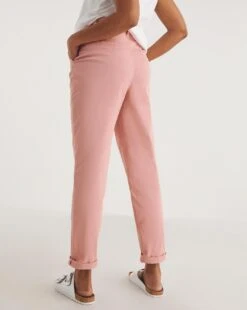 Baked Pink Stretch Chino Trousers -JD Williams Shop y01gz399737w