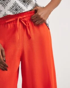 Tomato Linen Mix Wide Leg Trousers 7 Tomato Linen Mix Wide Leg Trousers -JD Williams Shop y01gz422757w