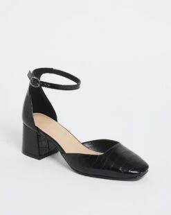 Two Part Block Heel Shoe EEE Fit -JD Williams Shop y01kb493802s