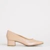 Flexi Sole Block Heel Court Shoe E Fit