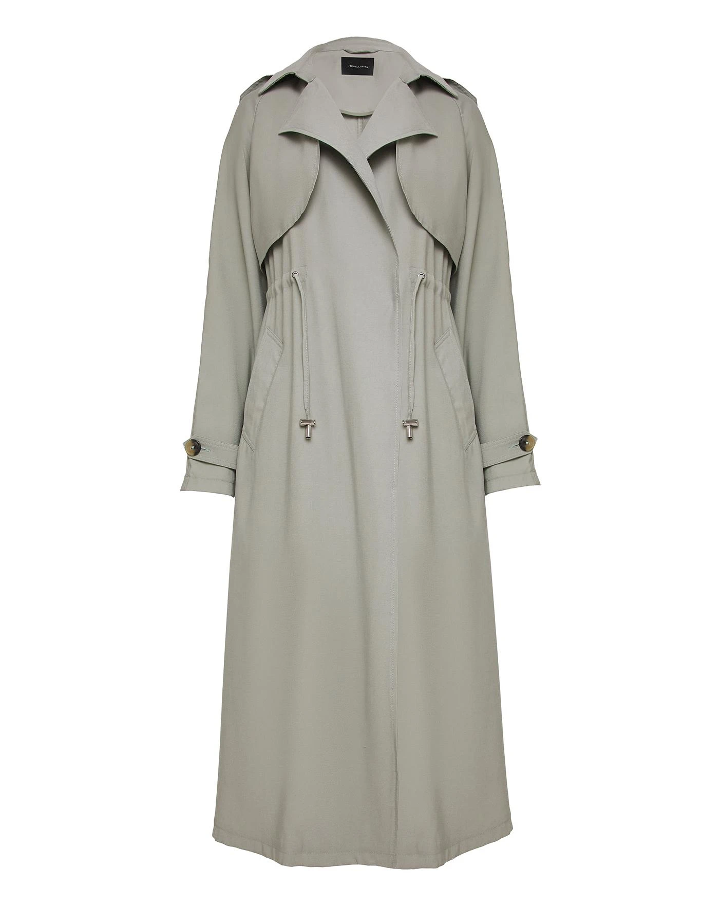 Sage Soft Adjustable Waist Trench 4 Sage Soft Adjustable Waist Trench - Image 4
