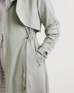 Sage Soft Adjustable Waist Trench 7 Sage Soft Adjustable Waist Trench -JD Williams Shop y01oz181752w