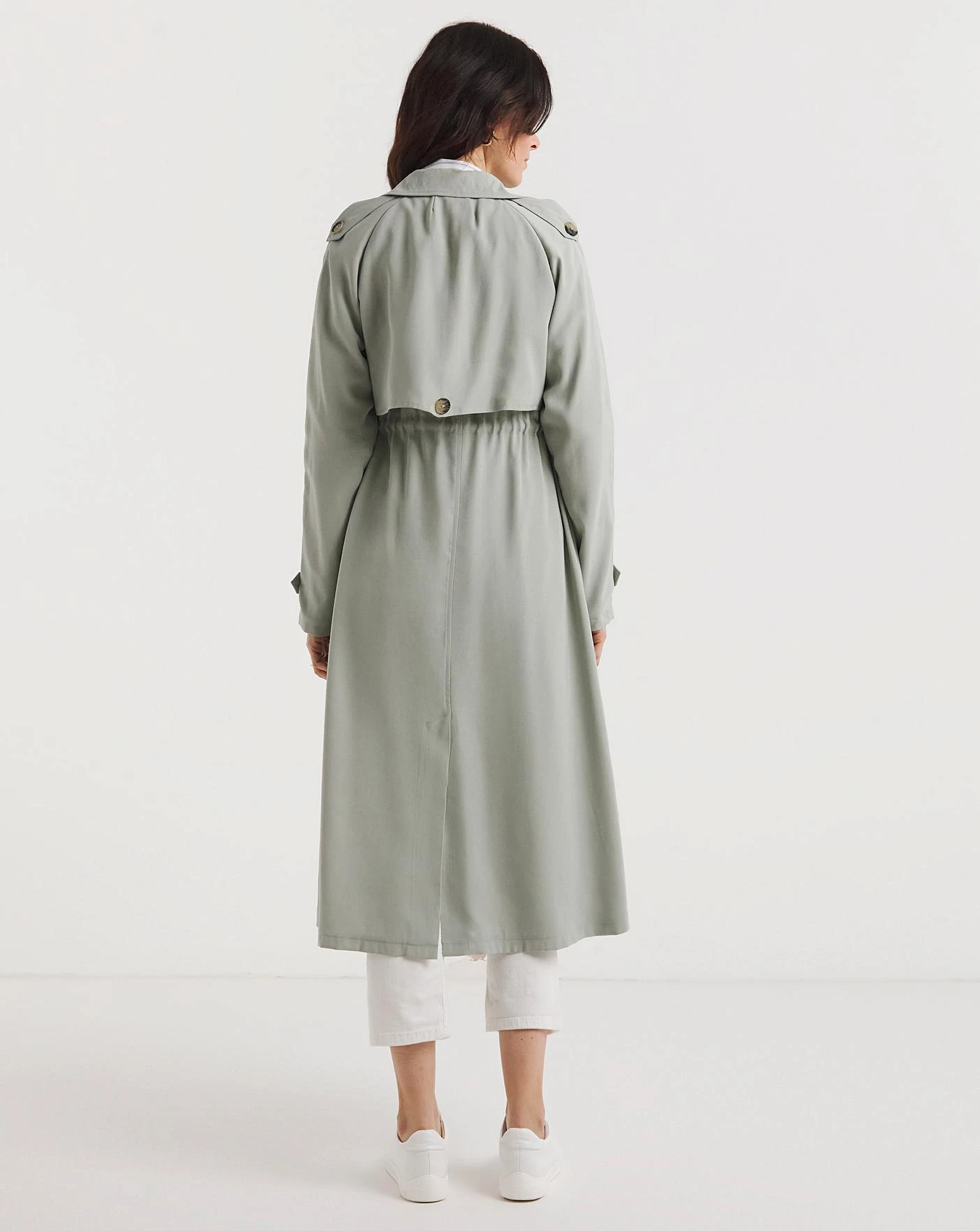 Sage Soft Adjustable Waist Trench 5 Sage Soft Adjustable Waist Trench - Image 5