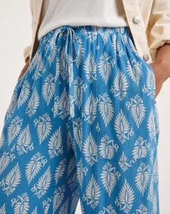 Crinkle Wide Leg Trousers -JD Williams Shop y01pc354736w