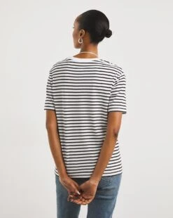2 Pack Stripe Crew Neck T-Shirts -JD Williams Shop y01qb223738w