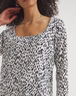 Value Cotton Long Sleeve Square Neck Top 6 Value Cotton Long Sleeve Square Neck Top -JD Williams Shop y01qb264732w
