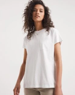 Cotton Slub Pocket Short Sleeve T-Shirt
