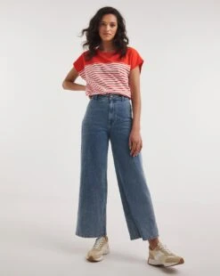 Value Cotton Colour Block Yoke Top -JD Williams Shop y01qb645756w