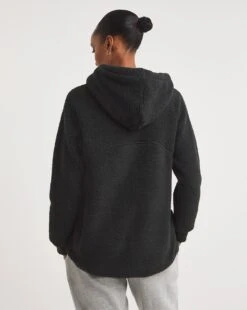 Black Dip Back Fleece Hoodie -JD Williams Shop y01ri234723w