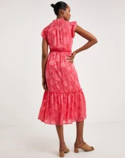 Jacquard Burn Out Tea Dress -JD Williams Shop y01rn524736w