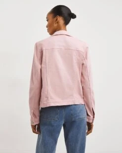 Dusky Pink Western Denim Jacket -JD Williams Shop y01tt694708w
