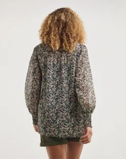 Multi Floral Sheer Shirt With Cami -JD Williams Shop y01tu741731w