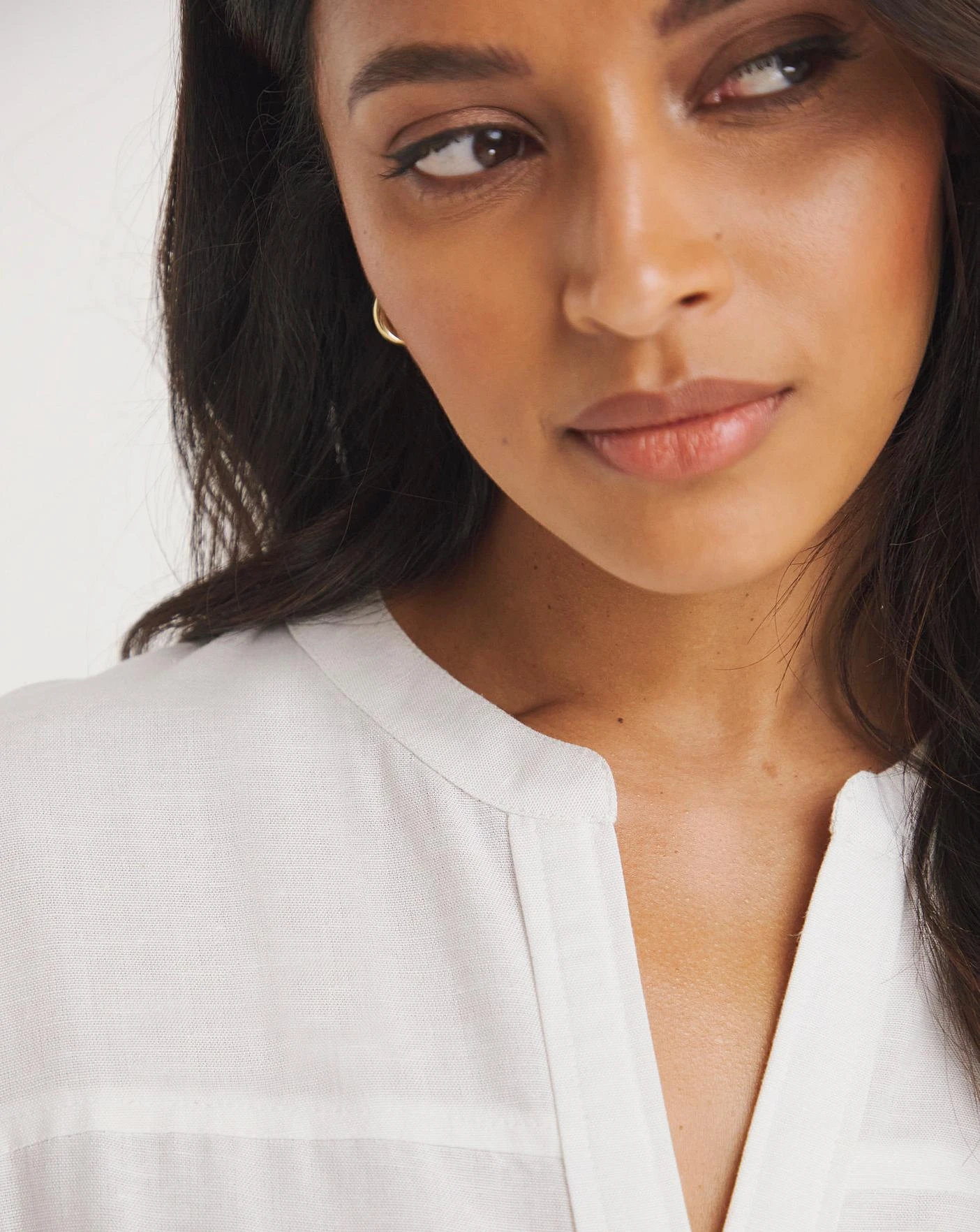 Short Sleeved Linen Top 3 Short Sleeved Linen Top - Image 3