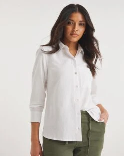 Long Sleeved Linen Shirt