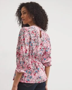 Three Quarter Sleeve Empire Seam Tea Top 7 Three Quarter Sleeve Empire Seam Tea Top -JD Williams Shop y01tu793748w