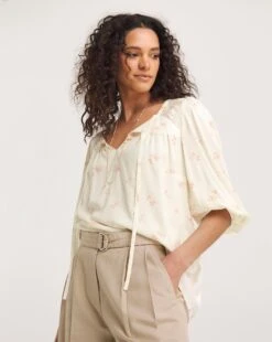 Square Neck Tie Front Top -JD Williams Shop y01tu902737w