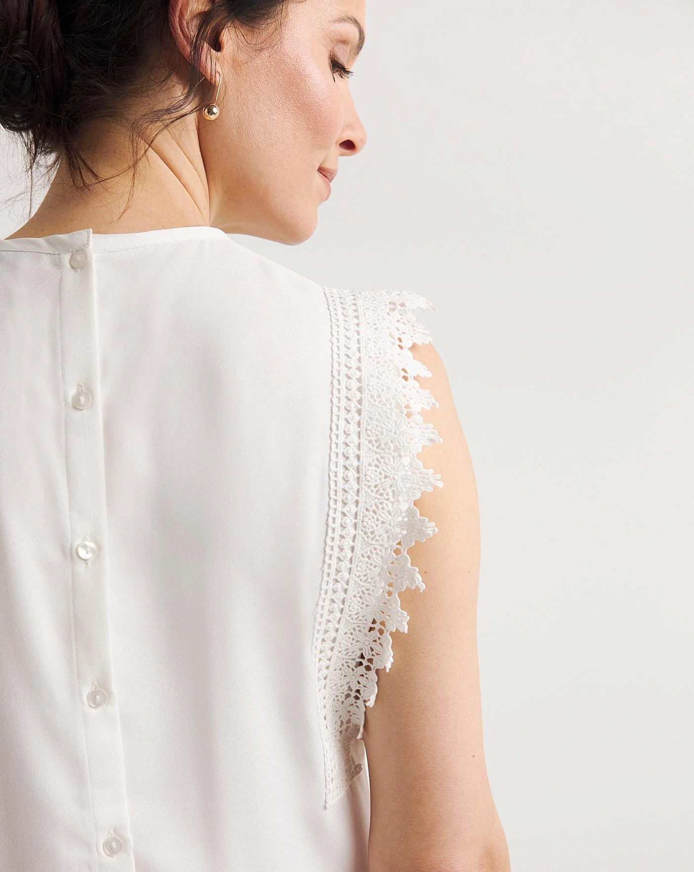 Lace Trim Top 2 Lace Trim Top - Image 2