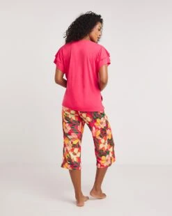 JD Williams Floral Culotte Pyjama Set 7 JD Williams Floral Culotte Pyjama Set -JD Williams Shop y01uj326768w