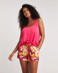 JD Williams Floral Pyjama Shortie Set