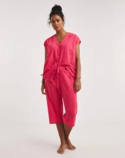 JD Williams Cheese Cloth Culotte PJ Set