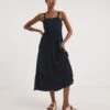 Jersey Broderie Tiered Cami Dress