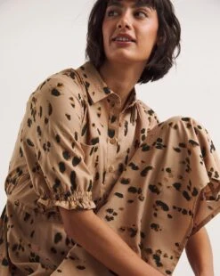 Tie Waisted Midi Shirt Dress -JD Williams Shop y01wm668726w