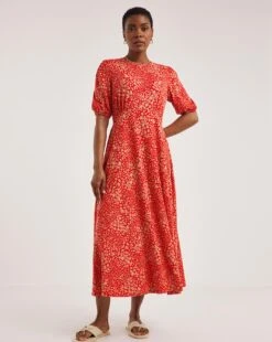 Soft Touch Midi T-Shirt Dress -JD Williams Shop y01wm952720w