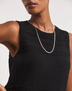 Black Crochet Midaxi Dress -JD Williams Shop y01wp967725w