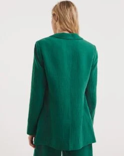 Cheesecloth Edge To Edge Blazer -JD Williams Shop y01xl026720w