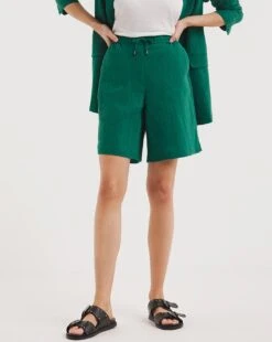Cheesecloth Tie Waist Shorts -JD Williams Shop y01xl034721w
