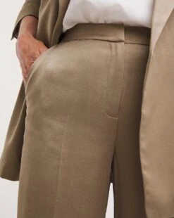 Truffle Satin Wide Leg Trousers -JD Williams Shop y01xl057757w