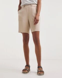 Stone Twill Bermuda Shorts -JD Williams Shop y01xl139721w