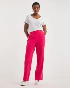 Pink Wide Leg Trousers 8 Pink Wide Leg Trousers -JD Williams Shop y01xl142748w