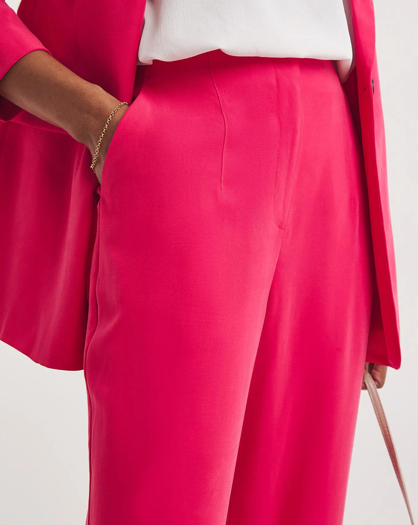 Pink Wide Leg Trousers 4 Pink Wide Leg Trousers - Image 4