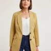 Sand Linen Mix Blazer