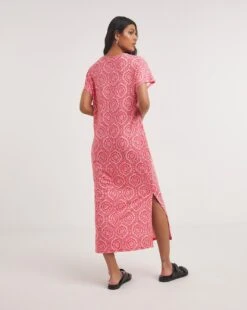 Soft Touch T-Shirt Dress With Side Slits -JD Williams Shop y01yc274731w