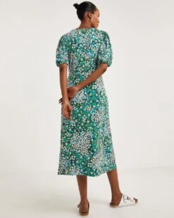 Twisted Front Midi Dress -JD Williams Shop y01yc718731w