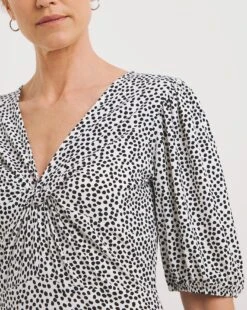 Twisted Front Midi Dress -JD Williams Shop y01yc742707w