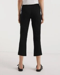 Black Stretch Chino Cropped Trousers -JD Williams Shop y01zh393733w