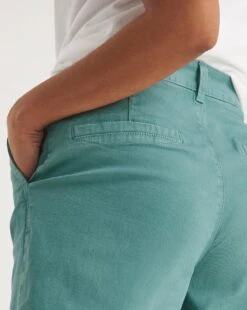 Misty Blue Stretch Chino Turn Up Shorts -JD Williams Shop y01zh430728w