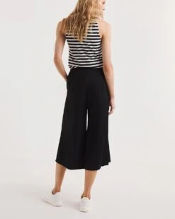Black Stretch Jersey Culottes 6 Black Stretch Jersey Culottes -JD Williams Shop y01zh466738w