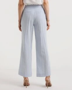 Sky Blue Wide Leg Trousers -JD Williams Shop y01zv895733w