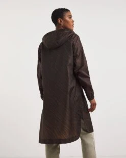 Animal Print Longline Pac-A-Mac Raincoat -JD Williams Shop z01dr092752w