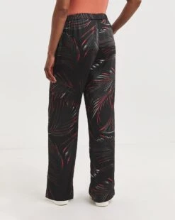 Printed Satin Wide Leg Trousers -JD Williams Shop z01gz712710w